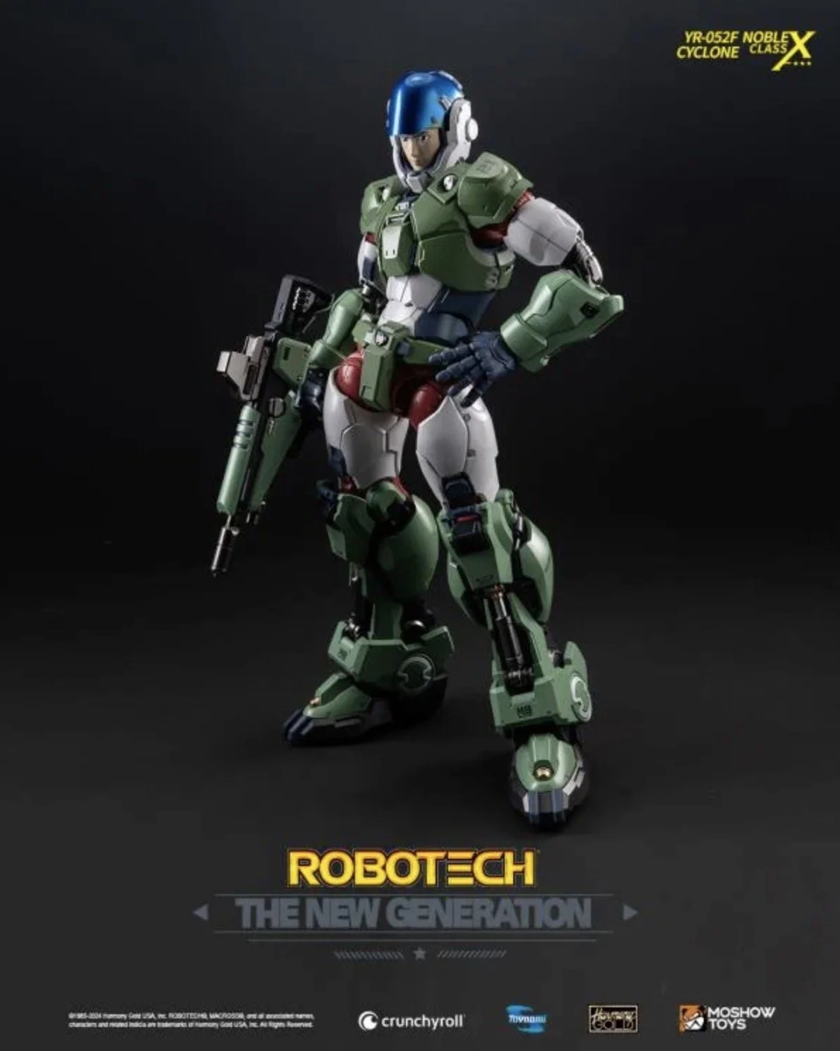 Badass ROBOTECH: THE NEW GENERATION YR-052F Cyclone Action